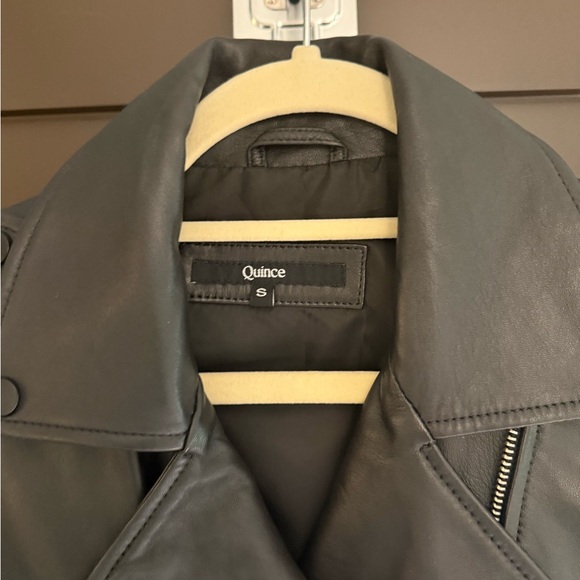 Quince 100% Leather motorcycle jacket - Picture 3 of 13